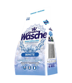 Detergent praf automat si manual Konigliche Wasche WHITE, 6 kg, ambalaj moale